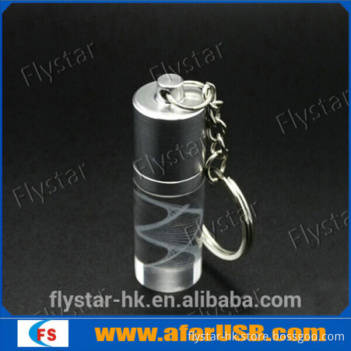 Acrylic memory stick usb pendrive with custom logo
